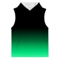 thumbnail image 2 of Boys And Girls Gradient Hooded Vest Sweatshirt For Kids | Lightweight Front Pocket Sleeveless Hoodie Top, 2 of 4
