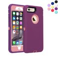 thumbnail image 1 of Entronix Funda Resistente para iPhone 7/8, Triple Capa, Resistente a Golpes y Caídas, Color Morado, 1 of 6