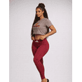 thumbnail image 2 of Dionies Women's Athletic Crop Tee, Gray, 2 of 5