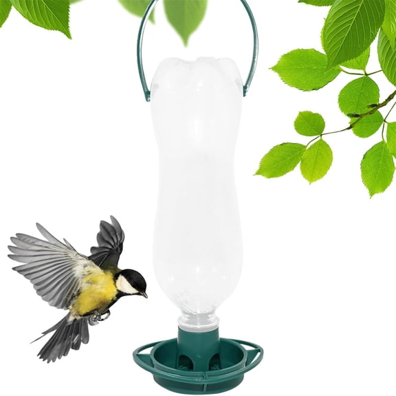 Goowood Bird Feeders For Outside Bottle Garden Tray