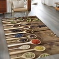 thumbnail image 2 of Area Rugs for Living Room Bedroom, Modern Cooking 4'x6' Rug Washable Carpet Runner Indoor Outdoor, Farmhouse Country Wooden Grain Non Slip Accent Floor Mats Rug for Kitchen, Office, 2 of 8