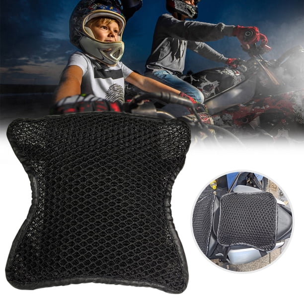 Cojín De Doble Capa Para Motocicleta, Protector Solar E Impermeable, Alfombrilla Para Asiento De Motocicleta, Funda Protectora De Malla Antideslizante Para Asiento De Motocicleta Minnieouse VI011767-00