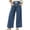 Navy, variant on Oksale Petite Sweatpants for Women Wide Leg Loose Comfy Pants with Pockets and Drawstring Waisted Elastic Trousers Navy S