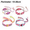 thumbnail image 2 of Pulseras tejidas de la amistad con cierre de nudo corredizo para mujeres, niñas y hombres – Ajustable de 4, 2 of 5
