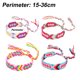 thumbnail image 2 of Pulseras tejidas de la amistad con cierre de nudo corredizo para mujeres, niñas y hombres – Ajustable de 4, 2 of 5