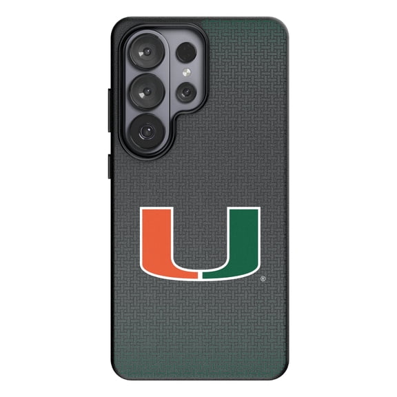 Keyscaper Miami Hurricanes Linen Galaxy Magnetic Bump Case