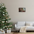 thumbnail image 3 of Stupell Industries Cheerful Santa Reading Holiday Painting Black Framed Art Prints Wall Art, 18 x 12, 3 of 10