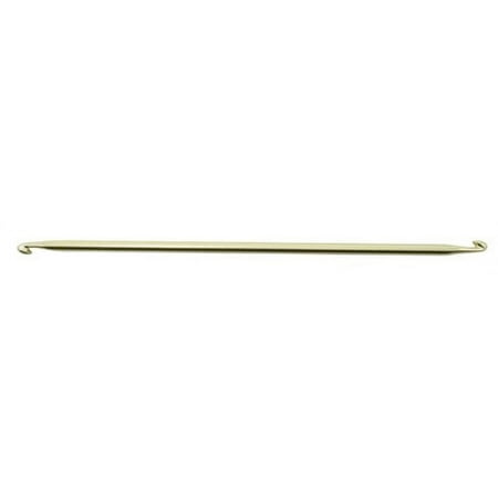 UPC: 0077216007581 | Susan Bates 10-Inch Silvalume Double-End Crochet Hook  6mm  Colors may vary