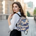 thumbnail image 6 of FORMRS Mini Backpack Purse for Women Travel Daypack Casual Shoulder Bag, Blue Wave Pattern, 6 of 7