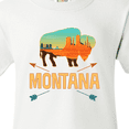 thumbnail image 4 of Inktastic Montana Gift Buffalo Silhouette Youth T-Shirt, 4 of 5