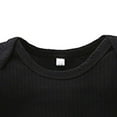 thumbnail image 4 of Gvdentm Girls Clothing Long Sleeve Top Outfits with Bowknot Cotton Blend Baby Clothes(Black,9-12 Months), 4 of 5