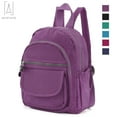 thumbnail image 5 of Gustave Mini Nylon Backpack Purse for Women Lightweight Anti-theft Travel Backpack Daypack Casual Shoulder Handbag "Light Purple", 5 of 9