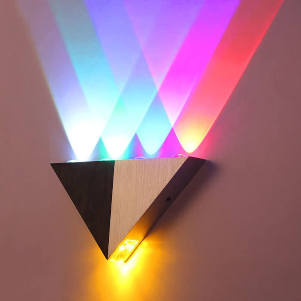 5W Triangle LED Wall Sconce Light Indoor Hallway Up Down Wall Lamp Spot Light 