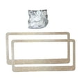 thumbnail image 2 of funtasica License Plate Frame Stainless Steel for Women Decorative Sparkly Sturdy High Performance Professional Accessories Holder Champagne, 2 of 8