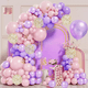 thumbnail image 1 of Globo Decoración Cumpleaños Guirnalda De Globos Mariposa, Morado/Rosa, 1 of 5