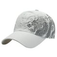 thumbnail image 2 of Sunshade Cap Quick Drying Dragon Print Baseball Hat For Outdoor, 2 of 4