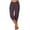 Purple, variant on cfhntfmh Yoga Pants for Women Elastic Waisted Stretch Athletic Capri Pants Soft Workout Running Cropped Jogger Pants