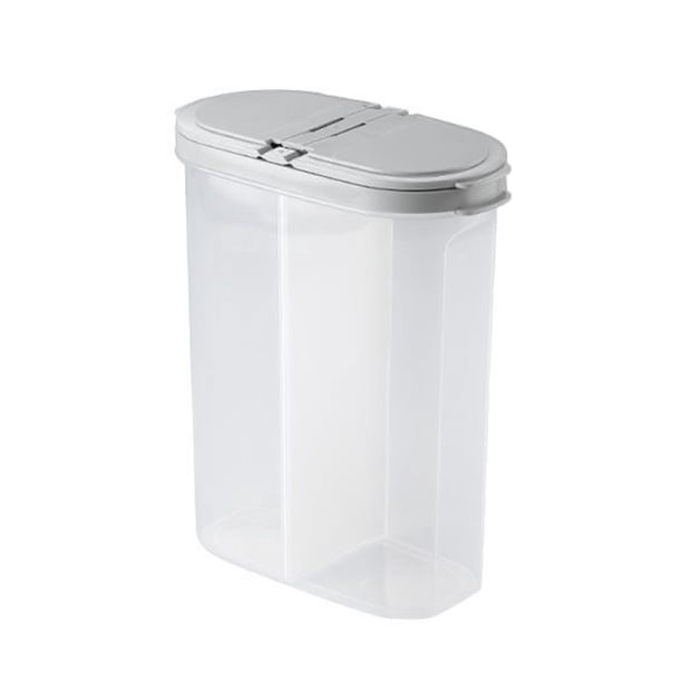 Naiovety Refrigerator compartment storage box, preservation box, sealed storage five tanks cans, grain grain miscellaneous Organizadores de utensilios de cocina gris