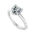 thumbnail image 4 of Best Jewel 1.6 Ct Heart Cut Moissanite Engagement Ring - 14K White Gold Plated - Prong Set - Stunning Anniversary Gift for Women - Perfect for Proposal, Birthday, and Special Celebration, 4 of 4