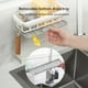 thumbnail image 5 of Organizador de fregadero de acero inoxidable con bandeja de goteo - Soporte para esponjas y jabones para encimeras de cocina o baño - Soporte de almacenamiento montable en la pared, 5 of 9