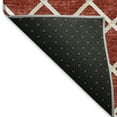thumbnail image 3 of Addison Rugs Mayfield Washable Transitional Lattice Red Rectangle Rug, 5' x 7'6", 3 of 6