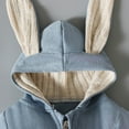 thumbnail image 6 of ZTKWD Easter Baby Clothes Baby Girl Boy Bodysuit Easter Romper Jumpsuit Bunny Ear Hooded Romper Jumpsuit 0-18M, 6 of 6