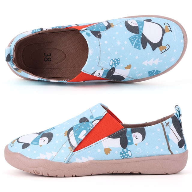 Mocasines Ligeros para Pingüino Mujer Antideslizantes Viajes Al Aire Libre