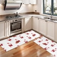 thumbnail image 3 of Kitchen Rugs Sets Of 2,White Christmas Santa Pattern Anti Fatigue Kitchen Mat Rugs Non Slip Washable,Decorative Kitchen Floor Mats for Kitchen,Sink,Laundry,17"X47", 3 of 5