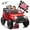 Red, variant on Xuanlur 24V Ride on Toys with Width Seat, Ride on Car with Remote Control, Kids Ride on Truck Car for Kids, Rear Suspension, Portable Pull Rod, Light, Trunk Storage, Bluetooth, USB, 2.5-4MPH (Pink)