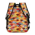thumbnail image 4 of Fotbe Japanese Style Fish Scales Pattern Casual Backpack for School, Travel, and Outdoor Activities - Durable, Lightweight, and Comfortable, 4 of 5