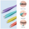 thumbnail image 7 of BESTYASH 1Set Compact Assorted Color Eyebrow Scissors and Tweezers Set Durable Non Slip Grip, 7 of 7