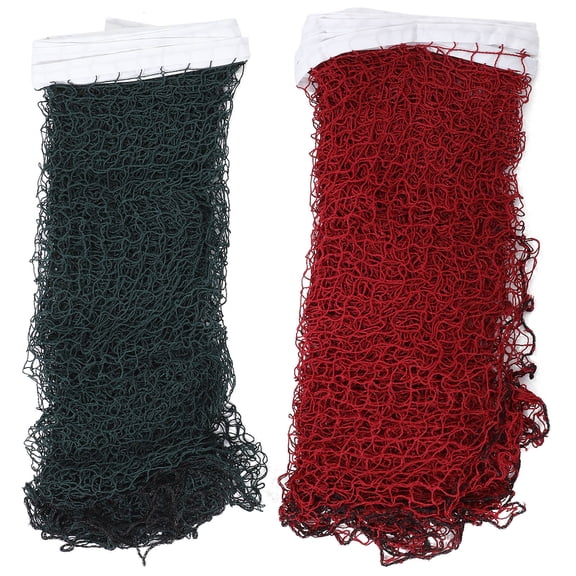 BESTYASH 2-Pack Foldable and Badminton Net Set for Garden, Driveway, Outdoor Sports with Lightweight Portable Design