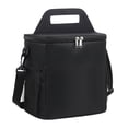 thumbnail image 4 of Bolsa de almuerzo aislante, enfriador de almuerzo, tela Oxford, bolsa térmica impermeable para Negro, 4 of 9