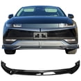 thumbnail image 2 of Ikon Motorsports Front Bumper Lip Compatible with 2022-2024 Hyundai Ioniq 5 IKON Style Gloss Black Front Lower Air Dam Chin Spoiler Splitter 3PCS, 2 of 7