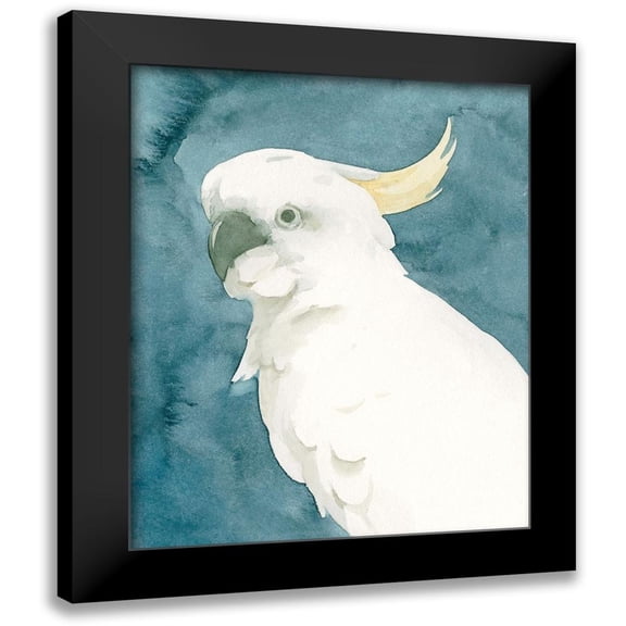 Caroline, Emma 12x14 Black Modern Framed Museum Art Print Titled - Cockatoo Portrait II