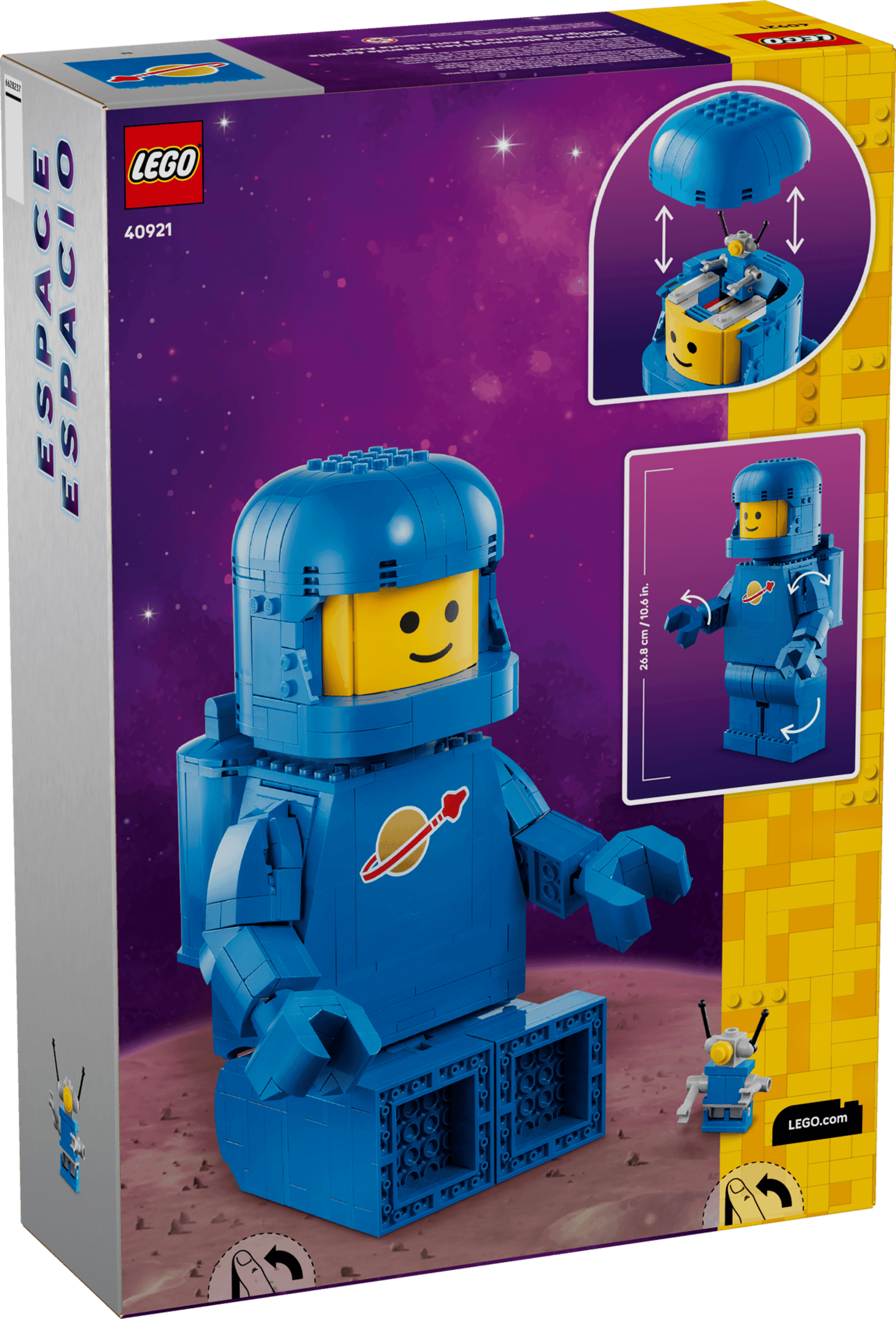 LEGO Up-Scaled Blue Astronaut Minifigure – 793-Piece Buildable