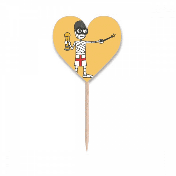 uk wizard football trophy Toothpick Flags Heart Lable Cupcake Picks