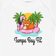 thumbnail image 4 of Inktastic Tampa Bay Florida Flamingo Girls Baby Bodysuit, 4 of 5