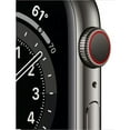 thumbnail image 2 of Restauré Apple Watch Série 6 (GPS + Cellulaire, 44mm) Graphite Boîtier en Acier Inoxydable + Bande Noire - Excellent (Certifié Rénové), 2 of 3