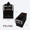 thumbnail image 3 of Soldadora Inverter 3en1 MMA/MIG/TIG Portátil 5Kg Alambre Soldadora Inversora Found Gasless p/ Alambre 0.8–1.0mm Bobina 5kg Electrodos 1.6–3.2mm y Accesorio, 3 of 7