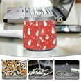 thumbnail image 6 of Yayeee Ashtray with Lid for Cigarette Smokeless Stainless Steel Home Ash Holder, Red Snowman, 6 of 7