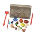 thumbnail image 1 of Crystal Gemstone Digging Excavation Treasure Toy Set, 1 of 8