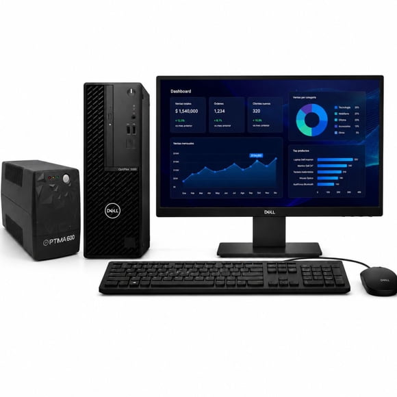 Computadora de escritorio Dell Optiplex 3000 Intel Core i5 12 Gen. Windows 11 8GB RAM DDR4