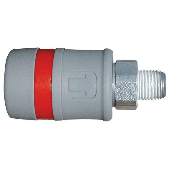 Composite Coupler 1/4" Male Mega Flow