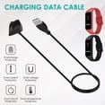 thumbnail image 2 of HEVIRGO Smart Watch Band Charger Replacement Durable 100cm USB Fast Charging Data Cable for Samsung Galaxy Fit2 R220, 2 of 10