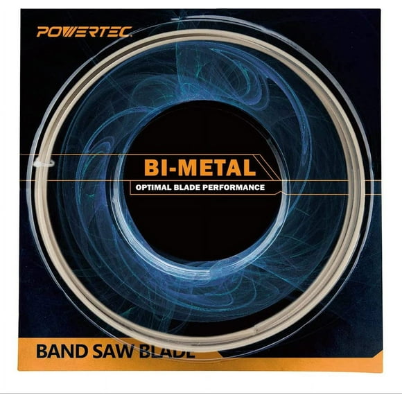 59-1/2 Inch Bi-Metal Bandsaw Blades, 1/2" x 14 TPI Non-Ferrous Metal Cutting Band Saw Blades for Wen 3959, Craftsman, Porter-Cable, Ryobi, Delta, B&D & Skil 9" Band Saw, 1pk (13210)