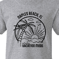 thumbnail image 4 of Inktastic Summer Vacation Mode Naples Beach Florida Youth T-Shirt, 4 of 5