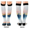 thumbnail image 4 of FORMRS Womens Knee High Socks Casual Long Thick Travel Daily Wear, 1 Pair, Abstract Painting, 4 of 6
