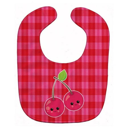 

Cherry Faces Baby Bib