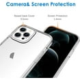 thumbnail image 5 of JETech Case for iPhone 12 Pro Max 6.7-Inch, Shockproof Bumper Cover, Anti-Scratch Clear Back (HD Clear), 5 of 6